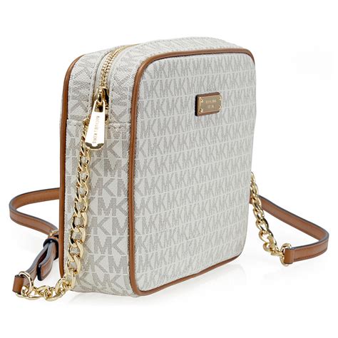 michael kors jet set vanilla purse|michael kors jet set crossbody.